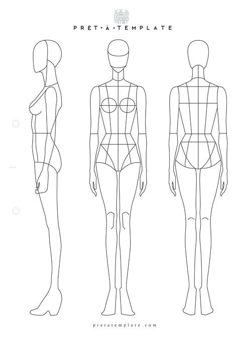 Female Body Template Fashion