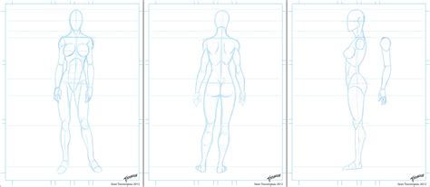 Female Character Design Template