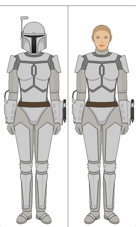 Female Mandalorian Armor Template
