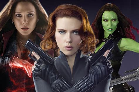 Female Marvel Characters in Series, Movies and Comics