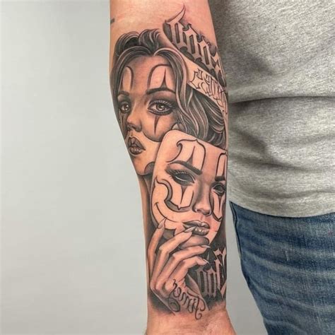 Female gangsta smile now cry later. May 27, 2018 - Explore Loretta Armenta's board "smile now cry later" on Pinterest. See more ideas about chicano tattoos, art tattoo, clown tattoo. 