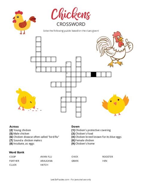 Female lobsters or chickens Crossword Clue Wordplays.com