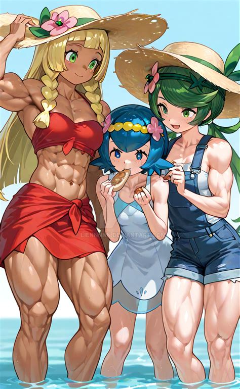 Female muscle pokemon nude. .  ...