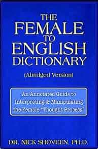 Female to english dictionary an annotated guide to interpreting manipulating. - Sony klv 26hg2 tv service manual.