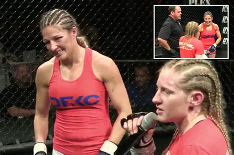 UFC villain choked out after wardrobe malfunction. By. Toby Gannon, The Sun. Published Dec. 5, 2017, 11:56 a.m. ET. UFC’s Angela Magana burst out of her top during her defeat by Amanda Cooper at .... 