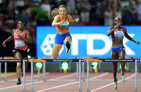 Femke Bol of the Netherlands cruises to gold in women’s 400 hurdles at worlds