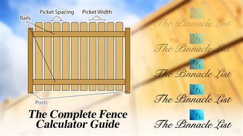 Fence Picket Calculator