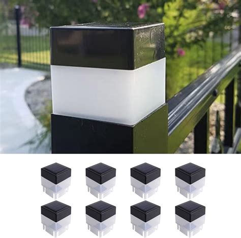 Fence post solar light caps 2x2. 5-in, 2.  Add charm and functionality to your ou...