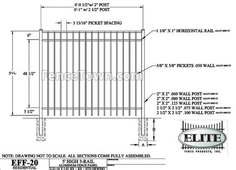 Fencing Spec Sheet