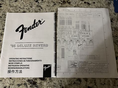 Fender 65 Deluxe Reverb Reissue Manual