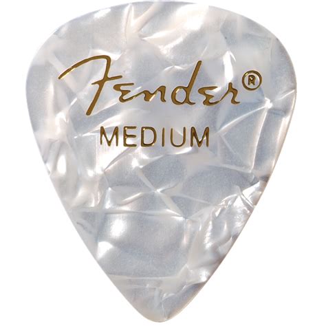 Fender Plektrum - Classic Shape - White