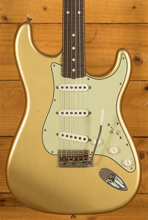 Fender Stratocaster Body Aztec Gold Reverb