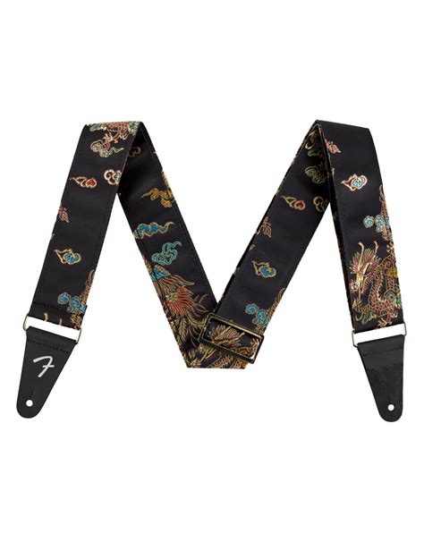 Fender dragon strap.  Crafted from a premium polyester Fender Satin Dragon Strap...
