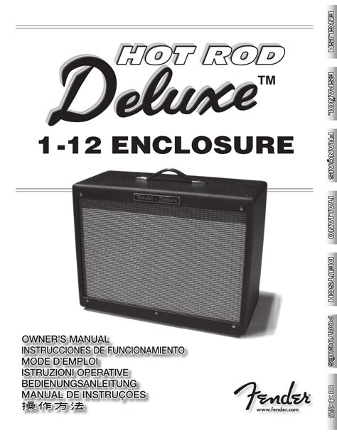 Fender hot rod deluxe owners manual. - Hochheim am main in alten ansichten.