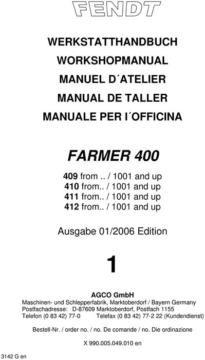 Fendt farmer 400 409 410 411 412 manuel de réparation. - Aristoteles - fisica libros i y ii.