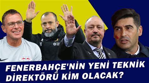 Fenerbahçe teknik direktörü kim olacak son dakika