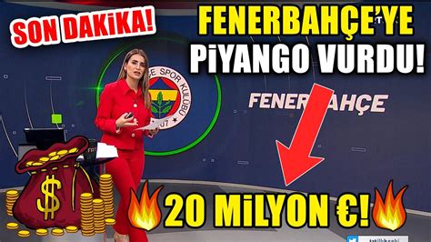 Fenerbahзe''ye piyango vurdu! 2 yэldэz iзin 30 milyon euro
