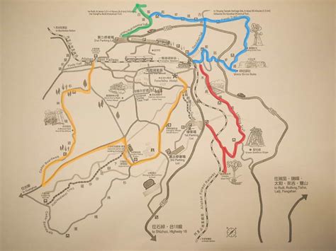 Fenqihu trails.  Wander through the upper and lower streets.  13.  Explore bamboo fore...