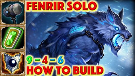 Fenrir build smite. In the beginning of the game your job is to clear your jungle and gank lanes. Your jungle pattern should be red buff, blue buff, left side gold harpies, right side gold harpies, and finally cool down reduction buff. You should tell your right lane to only take speed buff. At this point you will be level 4 and should have 5 runes on your passive ... 