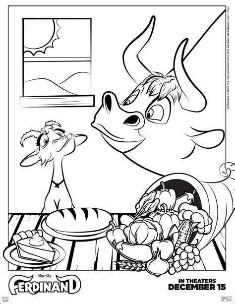 Ferdinand Coloring Pages For Kids