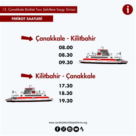 Feribot Saatleri. 