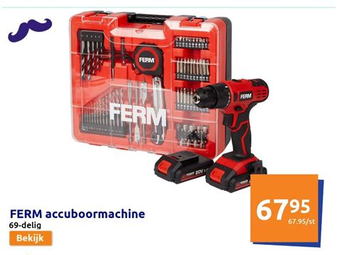 Ferm Accuboormachine Aanbieding bij Action