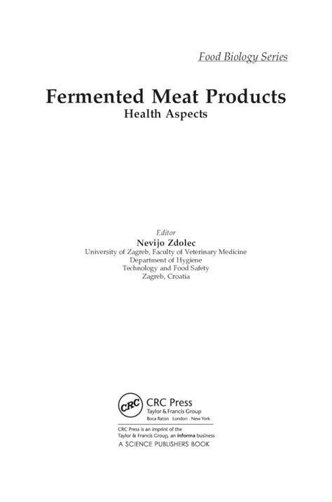 Fermented Meat Products - IPB