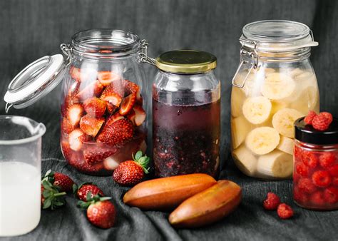 Fermented fruit. Start by adding a small amount of sauerkraut–such as 1 tablespoon–to a meal and see how you feel. 2. Kombucha. juan antonio barrio miguel / Getty Images. Kombucha is a … 