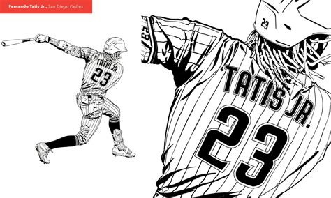 Fernando Tatis Jr Coloring Page