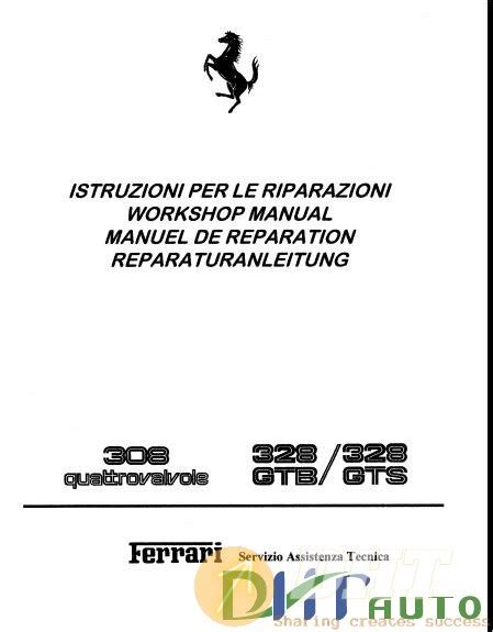 Ferrari 308 qv 328 workshop service repair manual. - Mémoires sur la vie publique et privée de fouquet, surintendant des finances..