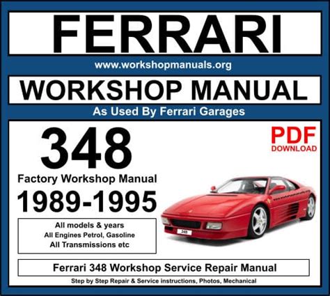 Ferrari 348 workshop service repair manual download. - Polaris magnum 425 4x4 1997 factory service repair manual.