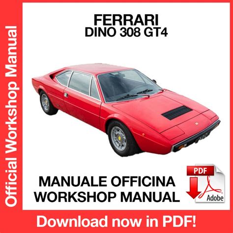 Ferrari dino 308 gt4 manuale officina riparazioni. - Molecular cell biology problems with solutions manual.