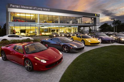Ferrari long island. Join the Ferrari Owners' Club closest to you. Browse the authorized dealer Ferrari of Long Island site and discover how to become part of the Ferrari Owner's Club. A club dedicated to Ferrari world enthusiasts. Contact the Ferrari dealer Ferrari of Long Island for further information on Ferrari owner's Club. 