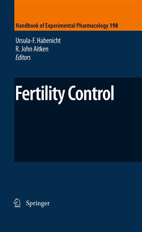 Fertility control 198 handbook of experimental pharmacology. - Chemistry 1a pre lab manual answers.