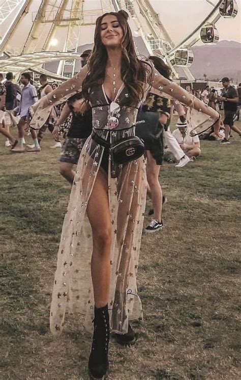 Festival clothing. Festival outfit. Are you ready to party in your best festival outfits? Dress to impress with bold metallic jackets, mesh dresses, swingin' skirts & bold ... 
