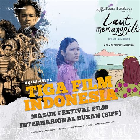 Festival film indonesia. Simak daftar film Indonesia yang mendunia berikut ini untuk masuk ke watchlist kamu! 1. Turah (2016) Turah menjadi film pertama dalam daftar film Indonesia yang mendunia. Yang menarik dari film ini adalah latarnya yang bertempat di Desa Tirang, sebuah desa miskin dan terpencil di Tegal. 