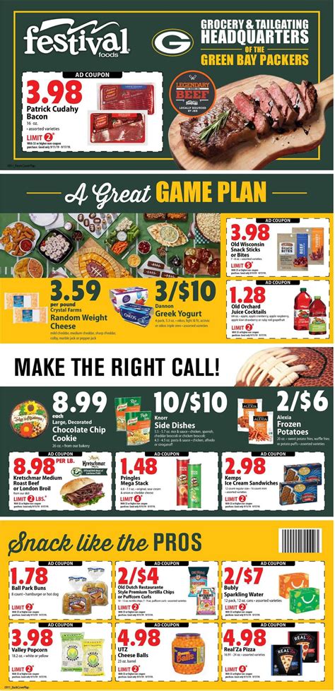 Festival foods ad green bay. Festival Foods: Fire Over the Fox. Event Info Start: July 4, 2023 - 3:00pm End: July 4, 2023 - 10:30pm. Where Downtown Green Bay - 128 Dousman Street, Green Bay Wisconsin, 54303 - Downtown Green Bay . Festival Foods Fire over the Fox is back and in full swing for 2023. ... 