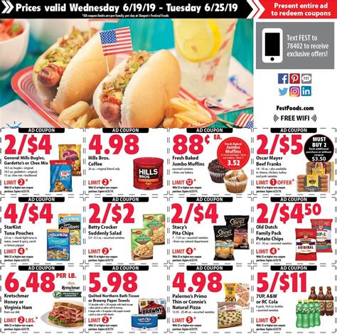 Festival foods marshfield wi weekly ad. Weekly Ad & Flyer Festival Foods. Active. Festival Foods; Wed 04/24 - Tue 04/30/24; View Offer. View more Festival Foods popular offers. Show offers. Phone number. 1-920-964-3400. Website. ... Wisconsin is 4. For more Festival Foods stores near Green Bay, click on this page. Urban Edge Towne Centre. 