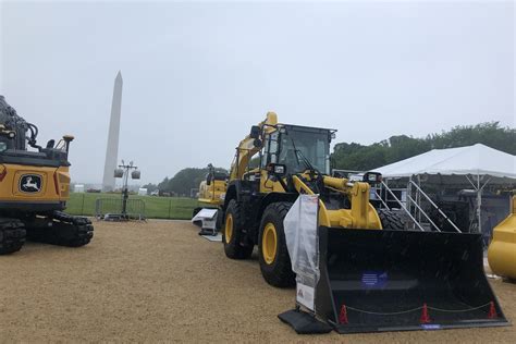 Festival of construction equipment on the National Mall