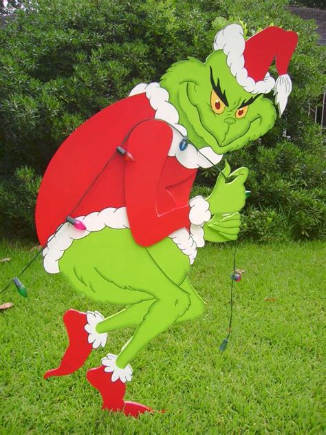 Festive Home and Yard Décor Featuring the Grinch