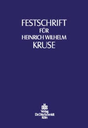 Festschrift für heinrich wilhelm kruse zum 70. - The royal guide to spot and stain removal.