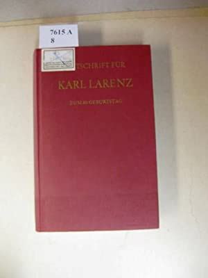 Festschrift für karl larenz zum 80. - Fra fornem bønn til kamp for lønn.