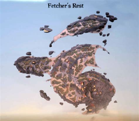 Fetcher's Rest is an island located in the Devil's Roar region of Sea of Thieves. It was added to the game in the Forsaken Shores update. 