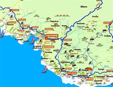 Fethiye Map turkiye-.