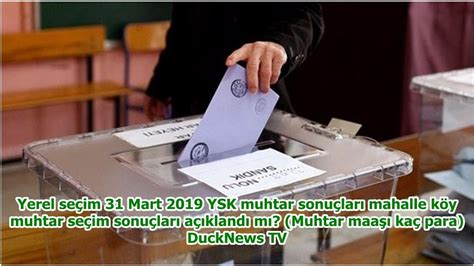 Fethiye muhtar seçim sonuçları 2019