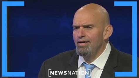 Fetterman, Oz make opening statements in Senate debate