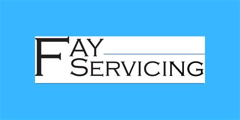 Aug 17, 2023 · Fay Servicing is a nationwide, diversified mortgage servicer that provides a full spectrum of services, including loan underwriting, managing payments, and providing loss mitigation services for ... . 