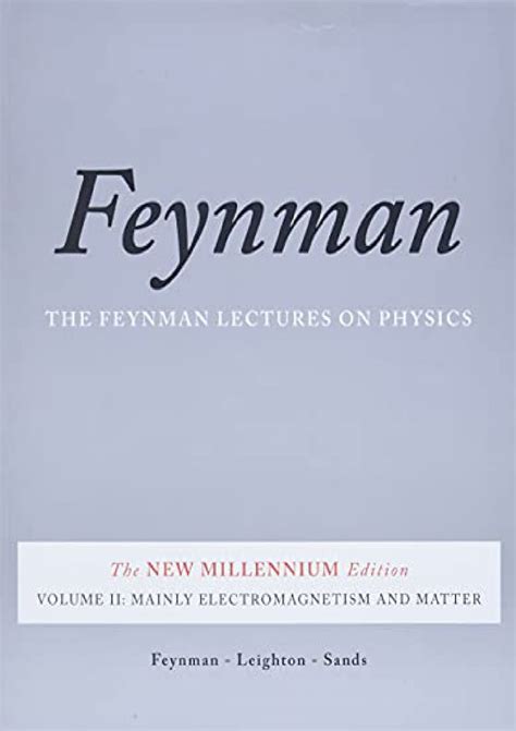 Feynman lectures on physics volume 2 pdf