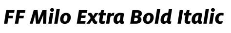 Ff milo font.  Currently #9 Best Sellers.  The easily legible font family...