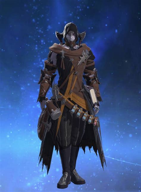 Ff14 reaper armor. It should be noted that there are some headgear that Hrothgar can wear that Viera cannot. As a loose rule, any accessory type equipment (glasses, eyepatches, masks, circlets, flower ornaments etc) all show on both. Most fully enclosed helmets that show no part of the face and do not have a /visor function can be worn by Hrothgar (Heavy allagan ... 
